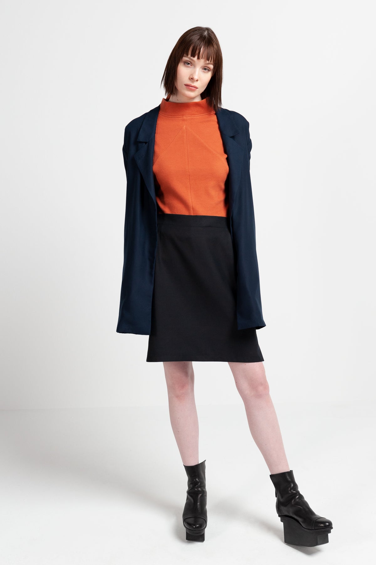 PENCIL SKIRT | Tencel™ lyocell black
