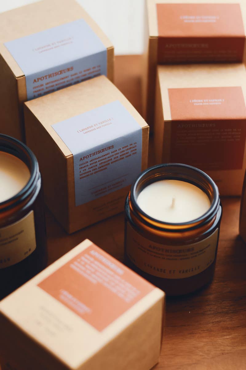 SCENTED CANDLE |  Peach & Saffron