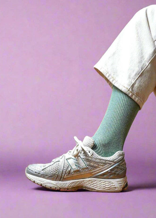 SPARKLING SOCKS | bamboo lyocell mint green