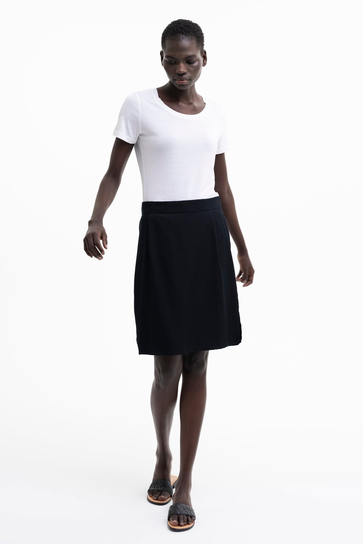 PENCIL SKIRT | Tencel™ lyocell black