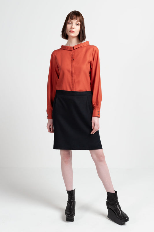 PENCIL SKIRT | Tencel™ lyocell black