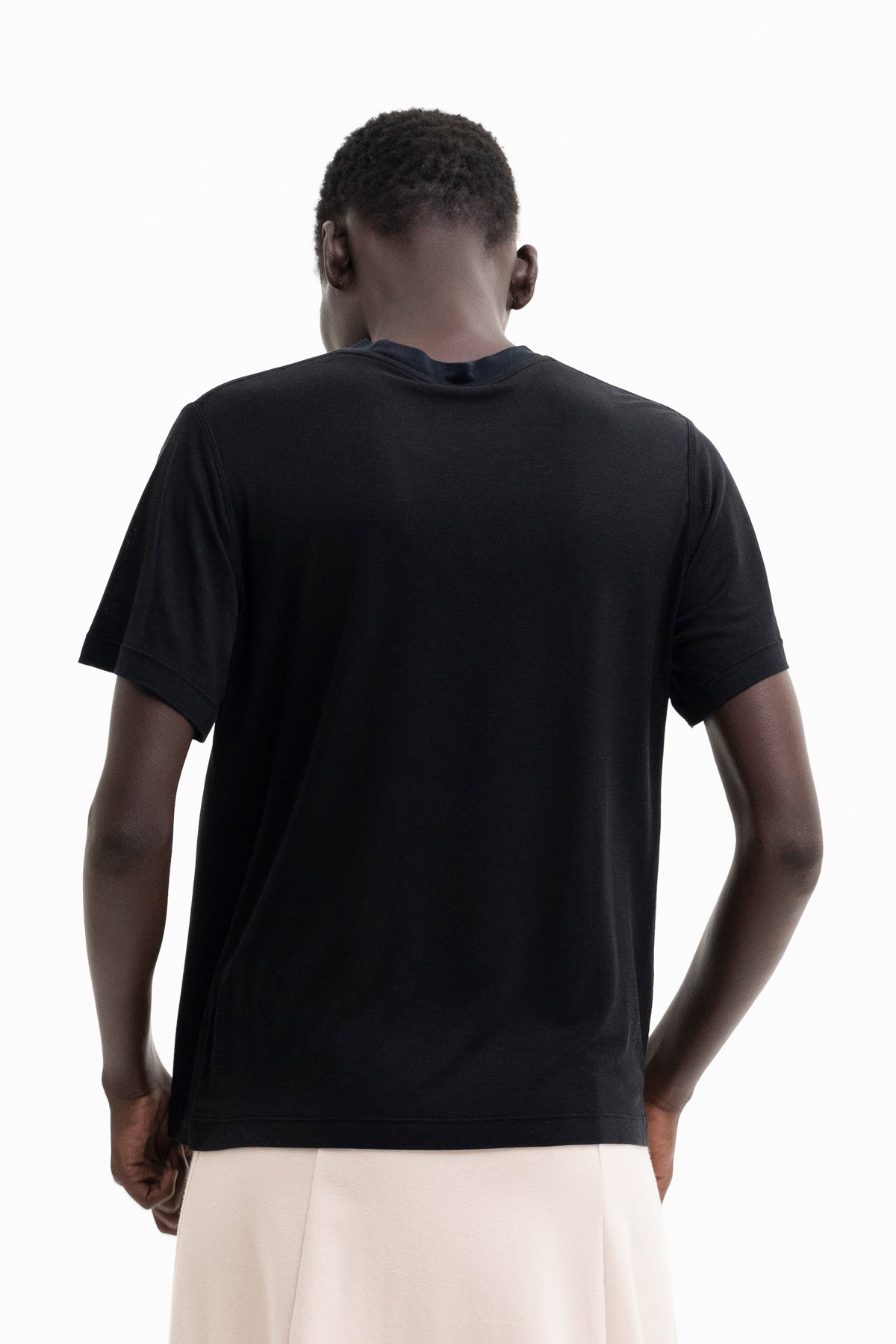 PREMIUM CREW NECK T-SHIRT |  Tencel™ (Lyocell) cream, black or white