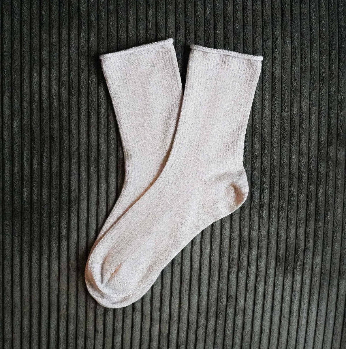 SPARKLING SOCKS | bamboo lyocell cream