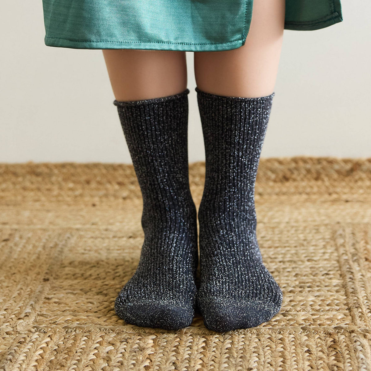 SPARKLING SOCKS |  bamboo lyocell grey