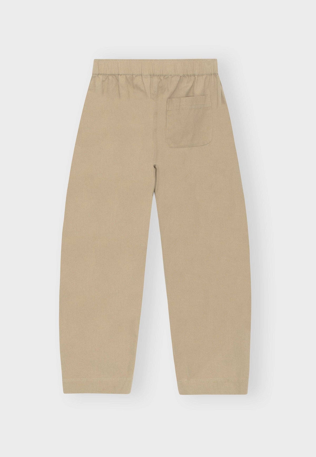 BARREL TROUSERS | cotton beige or night blue