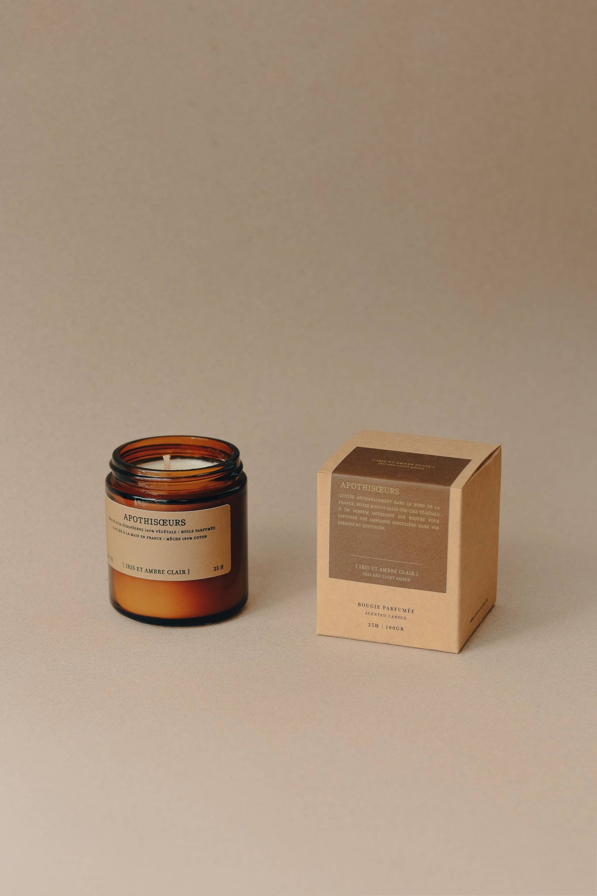 SCENTED CANDLE | Iris & Light Amber