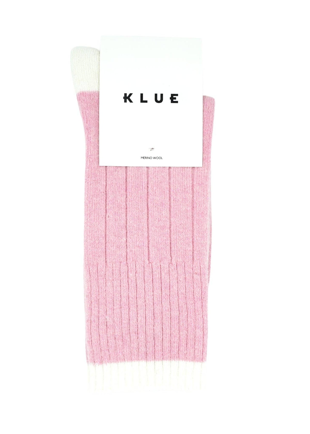 PREMIUM SOCKS | Merino wool pastel pink & white 36-40